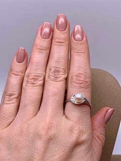 *Кольцо р.19 Белый Жемчуг д.6,5*7мм арт. 11500676.0.d-962 Вес 2,55 г - фото 265761 *Кольцо р.19 Белый Жемчуг д.6,5*7мм арт. 11500676.0.d-962 Вес 2,55 г - фото 265761