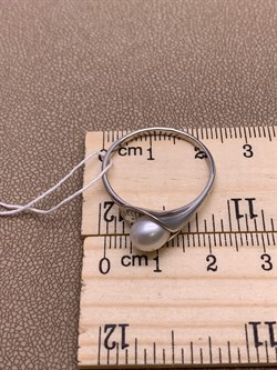 *Кольцо р.20,5 Белый Жемчуг д.6,5*7мм арт. 11500676.0.d-013 Вес 2,73 г - фото 265769 *Кольцо р.20,5 Белый Жемчуг д.6,5*7мм арт. 11500676.0.d-013 Вес 2,73 г - фото 265769