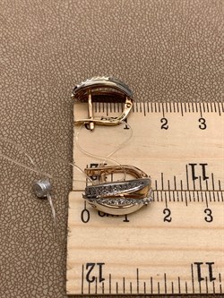 *Серьги Белый Бр цв Красное арт. 2-107-227-659 вес 4,46 г - фото 265804 *Серьги Белый Бр цв Красное арт. 2-107-227-659 вес 4,46 г - фото 265804