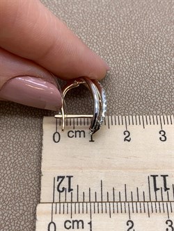 *Серьги Белый Бр цв Красное арт. 2-107-227-659 вес 4,46 г - фото 265807 *Серьги Белый Бр цв Красное арт. 2-107-227-659 вес 4,46 г - фото 265807