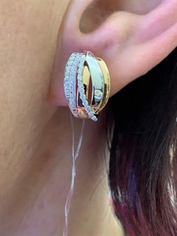 *Серьги Белый Бр цв Красное арт. 2-107-227-659 вес 4,46 г - фото 265809 *Серьги Белый Бр цв Красное арт. 2-107-227-659 вес 4,46 г - фото 265809