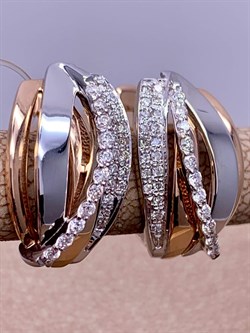 *Серьги Белый Бр цв Красное арт. 2-107-227-659 вес 4,46 г - фото 265813 *Серьги Белый Бр цв Красное арт. 2-107-227-659 вес 4,46 г - фото 265813