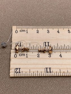 *Пусеты Белый Бр цв Красное арт. 2-402103-00-00-787 вес 2 г - фото 265862 *Пусеты Белый Бр цв Красное арт. 2-402103-00-00-787 вес 2 г - фото 265862