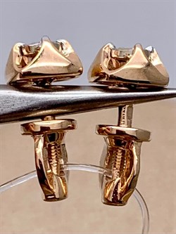 *Пусеты Белый Бр цв Красное арт. 2-402103-00-00-787 вес 2 г - фото 265866 *Пусеты Белый Бр цв Красное арт. 2-402103-00-00-787 вес 2 г - фото 265866