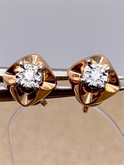 *Пусеты Белый Бр цв Красное арт. 2-402103-00-00-787 вес 2 г - фото 265868 *Пусеты Белый Бр цв Красное арт. 2-402103-00-00-787 вес 2 г - фото 265868