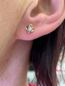 *Пусеты Белый Бр цв Красное арт. 2-402103-00-00-787 вес 2 г - фото 265871 *Пусеты Белый Бр цв Красное арт. 2-402103-00-00-787 вес 2 г - фото 265871