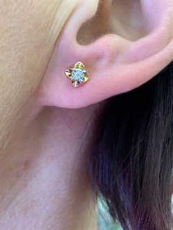 *Пусеты Белый Бр цв Красное арт. 2-402103-00-00-787 вес 2 г - фото 265872 *Пусеты Белый Бр цв Красное арт. 2-402103-00-00-787 вес 2 г - фото 265872