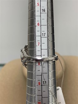 *Кольцо р.18 Розовый Фианит Микс арт. AS-R00457-X-W-MPG-X-BR-371 вес 6,1 г - фото 265875