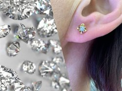 *Пусеты Белый Бр цв Красное арт. 2-402103-00-00-787 вес 2 г - фото 265930 *Пусеты Белый Бр цв Красное арт. 2-402103-00-00-787 вес 2 г - фото 265930