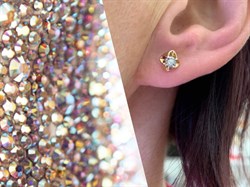 *Пусеты Белый Бр цв Красное арт. 2-402103-00-00-787 вес 2 г - фото 265931 *Пусеты Белый Бр цв Красное арт. 2-402103-00-00-787 вес 2 г - фото 265931