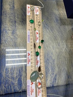 *Колье р.110 Радуга Микс Зеленый Агат арт. SO-N00520-X-W-MB-X-Mix-072 вес 20,6 г - фото 265953 *Колье р.110 Радуга Микс Зеленый Агат арт. SO-N00520-X-W-MB-X-Mix-072 вес 20,6 г - фото 265953