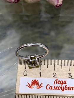 *Кольцо р.17,5 Лимонный Кварц иск арт. SS-R01973-X-W-Y-X-X-750 вес 2,8 г - фото 266009 *Кольцо р.17,5 Лимонный Кварц иск арт. SS-R01973-X-W-Y-X-X-750 вес 2,8 г - фото 266009