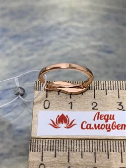 *Кольцо р.17 Черная Керамика арт. TC-R01010-B-G-X-X-W-764 вес 2,48 г - фото 266045