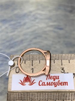 *Кольцо р.17 Черная Керамика арт. TC-R01010-B-G-X-X-W-764 вес 2,48 г - фото 266047