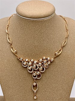 *Колье р.45 Белый Бр цв Красное арт 6-276-115 вес 19,17 г - фото 266088 *Колье р.45 Белый Бр цв Красное арт 6-276-115 вес 19,17 г - фото 266088
