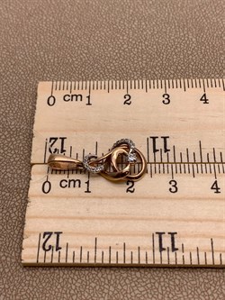 *Подвеска Белый Бр цв Красное арт. 3-447-013 вес 1,36 г - фото 266113 *Подвеска Белый Бр цв Красное арт. 3-447-013 вес 1,36 г - фото 266113