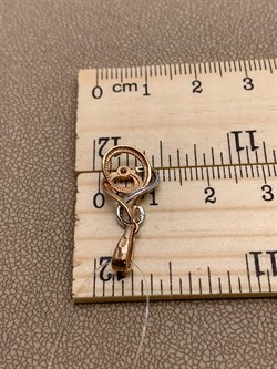 *Подвеска Белый Бр цв Красное арт. 3-447-013 вес 1,36 г - фото 266114 *Подвеска Белый Бр цв Красное арт. 3-447-013 вес 1,36 г - фото 266114