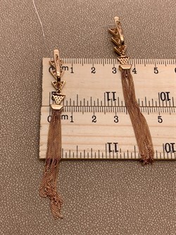 *Серьги Белый Бр цв Красное арт. 2-107-705-610 вес 6,25 г - фото 266180 *Серьги Белый Бр цв Красное арт. 2-107-705-610 вес 6,25 г - фото 266180