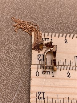 *Серьги Белый Бр цв Красное арт. 2-107-705-610 вес 6,25 г - фото 266182 *Серьги Белый Бр цв Красное арт. 2-107-705-610 вес 6,25 г - фото 266182