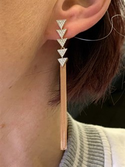 *Серьги Белый Бр цв Красное арт. 2-107-705-610 вес 6,25 г - фото 266183 *Серьги Белый Бр цв Красное арт. 2-107-705-610 вес 6,25 г - фото 266183