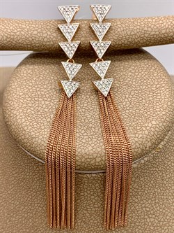 *Серьги Белый Бр цв Красное арт. 2-107-705-610 вес 6,25 г - фото 266185 *Серьги Белый Бр цв Красное арт. 2-107-705-610 вес 6,25 г - фото 266185