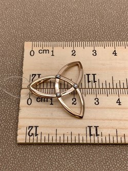 *Подвеска Триглав Белый Бр цв Красное 3-130015-00-00-257 вес 2,13 г - фото 266197 *Подвеска Триглав Белый Бр цв Красное 3-130015-00-00-257 вес 2,13 г - фото 266197