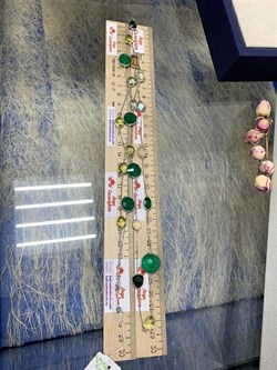 *Колье р.100 Радуга Микс Зеленый Агат арт. SO-N04411-X-W-Gg-X-BR-774 вес 21 г - фото 266238 *Колье р.100 Радуга Микс Зеленый Агат арт. SO-N04411-X-W-Gg-X-BR-774 вес 21 г - фото 266238