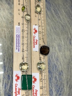 *Колье р.110 Радуга Микс Зеленый Агат арт. SO-N00053-X-W-X-X-Mix-285 вес 21,2 г - фото 266243 *Колье р.110 Радуга Микс Зеленый Агат арт. SO-N00053-X-W-X-X-Mix-285 вес 21,2 г - фото 266243