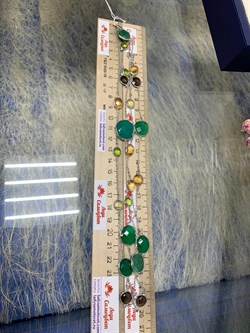 *Колье р.100 Радуга Микс Зеленый Агат арт. SO-N04404-X-W-Gg-X-BR-107 вес 23,35 г - фото 266249 *Колье р.100 Радуга Микс Зеленый Агат арт. SO-N04404-X-W-Gg-X-BR-107 вес 23,35 г - фото 266249