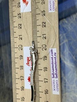 *Браслет р.19 Фианит Микро Вставки арт. MP-B00018-X-W-X-X-W-767 вес 8,5 г - фото 266334