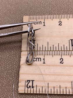 *Подвеска Синий Сапфир цв Белое арт. 3-449-02-554 вес 1,18 г - фото 266360 *Подвеска Синий Сапфир цв Белое арт. 3-449-02-554 вес 1,18 г - фото 266360