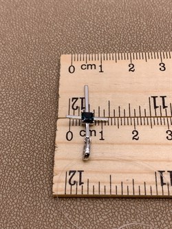 *Кулон Синий Сапфир цв Белое 8-377-02-715 вес 0,62 г - фото 266423 *Кулон Синий Сапфир цв Белое 8-377-02-715 вес 0,62 г - фото 266423