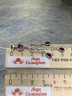 *Подвеска Аметист Родолит арт. AS-P04893-X-W-AMG-X-W-554 вес 3,35 г - фото 266478 *Подвеска Аметист Родолит арт. AS-P04893-X-W-AMG-X-W-554 вес 3,35 г - фото 266478