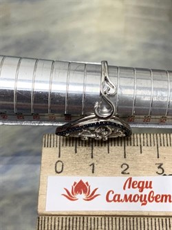 *Кольцо р.18,5 Сапфир арт. NR-R00461-X-W-W-X-BL-626 вес 3,7 г - фото 266529