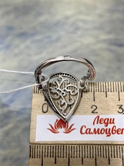 *Кольцо р.18,5 Сапфир арт. NR-R00461-X-W-W-X-BL-626 вес 3,7 г - фото 266530