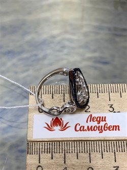 *Кольцо р.18,5 Сапфир арт. NR-R00461-X-W-W-X-BL-626 вес 3,7 г - фото 266532