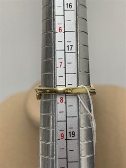 *Кольцо р.18 Цаворит арт. NR-R00461-X-G-W-X-Gg-196 вес 3,7 г - фото 266538