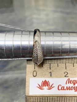 *Кольцо р.17,5 Белый Фианит арт. CZ-R00893-X-W-X-X-W-391 вес 2,9 г - фото 266593