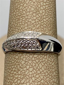 *Кольцо р.17,5 Белый Фианит арт. CZ-R00893-X-W-X-X-W-391 вес 2,9 г - фото 266598