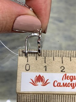 *Серьги Белый Фианит Микро Вставки арт. CZ-E02928-X-W-X-X-W-483 вес 6,85 г - фото 266606 *Серьги Белый Фианит Микро Вставки арт. CZ-E02928-X-W-X-X-W-483 вес 6,85 г - фото 266606