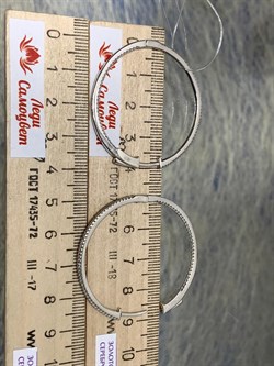 *Серьги Конго Белый Фианит Микро Вставки арт. CZ-E02948-X-W-X-X-W-262 вес 8,2 г - фото 266640 *Серьги Конго Белый Фианит Микро Вставки арт. CZ-E02948-X-W-X-X-W-262 вес 8,2 г - фото 266640