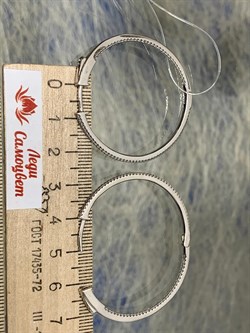 *Серьги Конго Белый Фианит Микро Вставки арт. CZ-E02948-X-W-X-X-W-262 вес 8,2 г - фото 266641 *Серьги Конго Белый Фианит Микро Вставки арт. CZ-E02948-X-W-X-X-W-262 вес 8,2 г - фото 266641