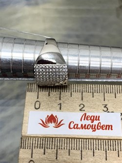 *Кольцо р.18 Белый Фианит Микро Вставки арт. CZ-R02316-X-W-X-X-W-910 вес 5,3 г - фото 266666 *Кольцо р.18 Белый Фианит Микро Вставки арт. CZ-R02316-X-W-X-X-W-910 вес 5,3 г - фото 266666