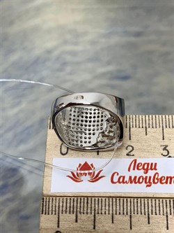 *Кольцо р.18 Белый Фианит Микро Вставки арт. CZ-R02316-X-W-X-X-W-910 вес 5,3 г - фото 266667 *Кольцо р.18 Белый Фианит Микро Вставки арт. CZ-R02316-X-W-X-X-W-910 вес 5,3 г - фото 266667