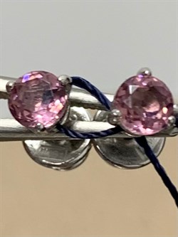 *Серьги Пусеты Родолит иск арт. 02-1196/0РДК-00-002 вес 0,96 г - фото 266709 *Серьги Пусеты Родолит иск арт. 02-1196/0РДК-00-002 вес 0,96 г - фото 266709