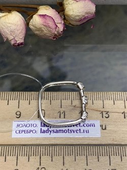 *Кольцо р.19 Белый Фианит арт. MP-R01277-X-W-X-X-W-192 вес 2,7 г - фото 266763 *Кольцо р.19 Белый Фианит арт. MP-R01277-X-W-X-X-W-192 вес 2,7 г - фото 266763