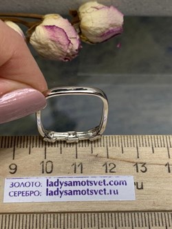 *Кольцо р.19 Белый Фианит арт. MP-R01277-X-W-X-X-W-192 вес 2,7 г - фото 266764 *Кольцо р.19 Белый Фианит арт. MP-R01277-X-W-X-X-W-192 вес 2,7 г - фото 266764