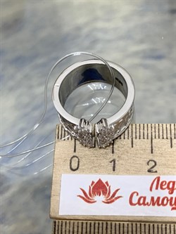 *Кольцо р.17,5 Белый Фианит арт. MP-R00980-X-W-X-X-W-312 вес 6,13 г - фото 266786 *Кольцо р.17,5 Белый Фианит арт. MP-R00980-X-W-X-X-W-312 вес 6,13 г - фото 266786