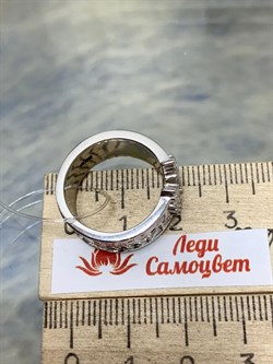 *Кольцо р.17,5 Белый Фианит арт. MP-R00980-X-W-X-X-W-312 вес 6,13 г - фото 266788 *Кольцо р.17,5 Белый Фианит арт. MP-R00980-X-W-X-X-W-312 вес 6,13 г - фото 266788