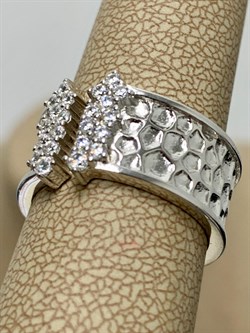 *Кольцо р.17,5 Белый Фианит арт. MP-R00980-X-W-X-X-W-312 вес 6,13 г - фото 266792 *Кольцо р.17,5 Белый Фианит арт. MP-R00980-X-W-X-X-W-312 вес 6,13 г - фото 266792